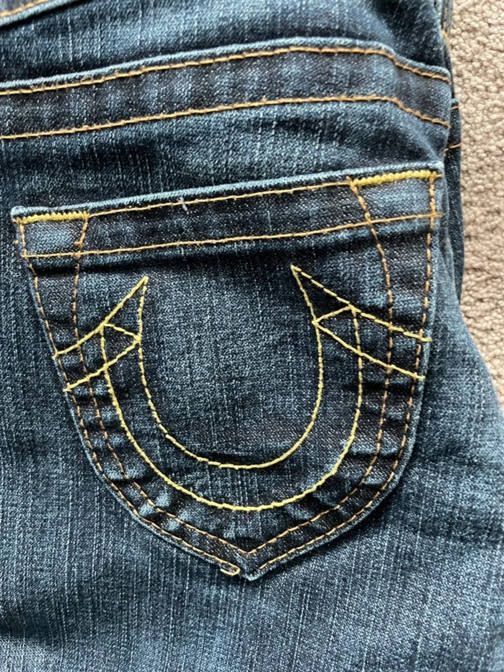 True religion Dark Blue Straight-Leg Women's Jeans - Picture 3 of 3